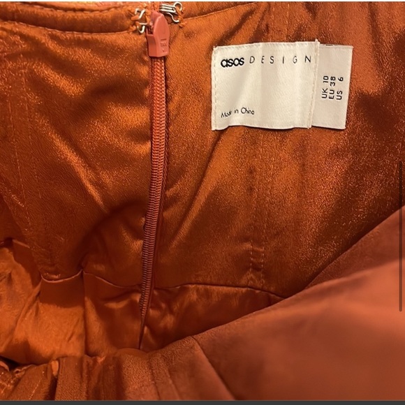 Asos Ruched Bodice MIDI Dress - Picture 8 of 8